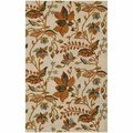 Safavieh 2 x 3 ft. Accent Country and Floral Blossom- Beige and Multi Hand Hooked Rug BLM913C-2